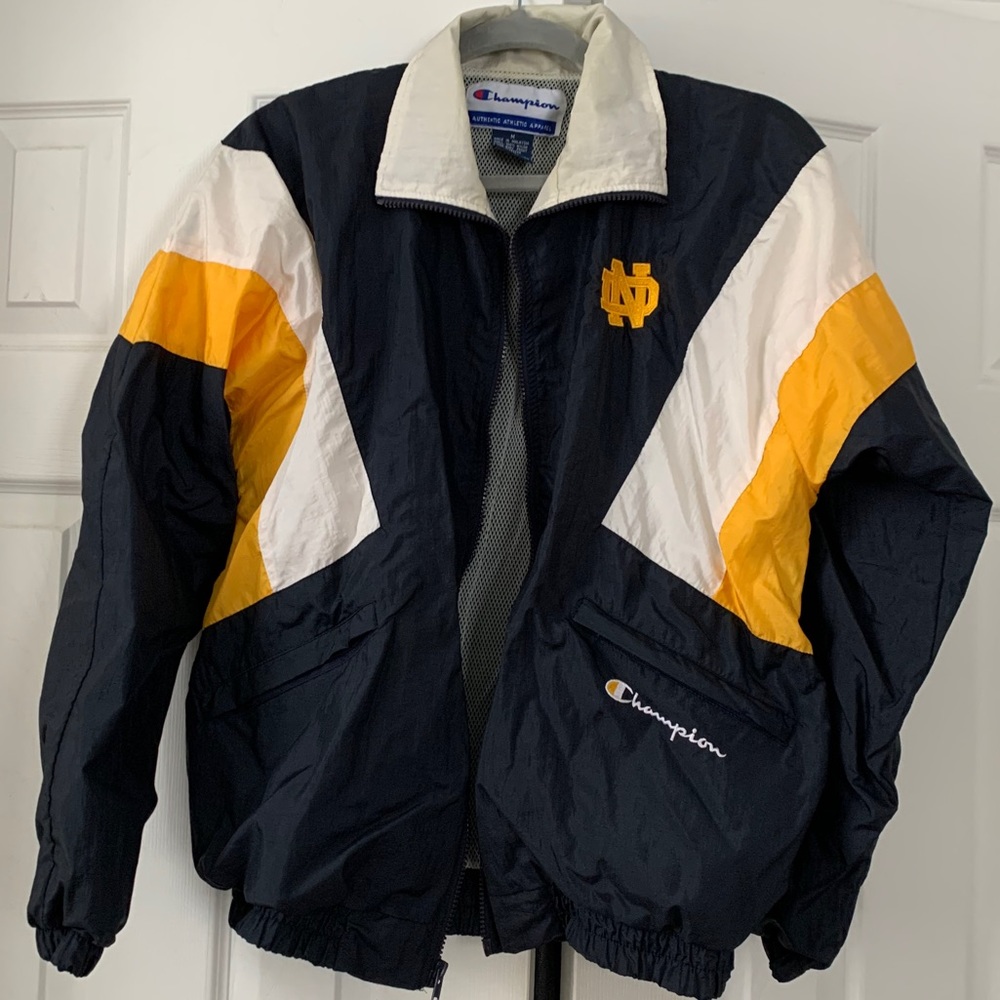 Vintage Notre Dame Windbreaker